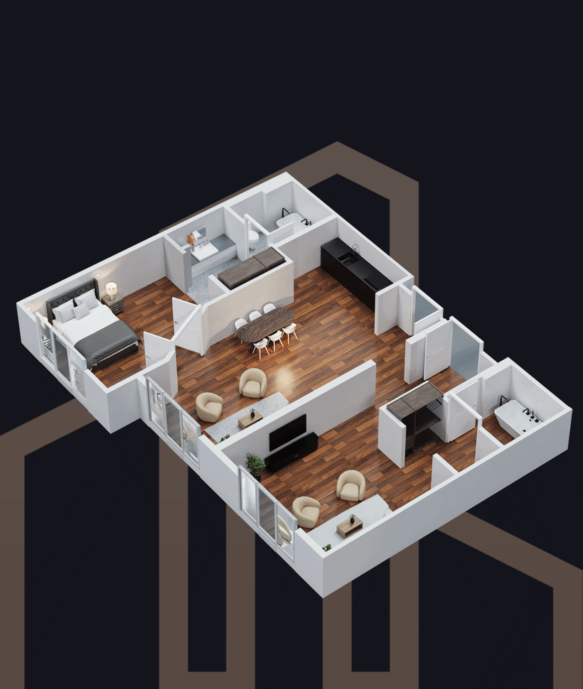 Barton - 2 Bed - 687 Sqf